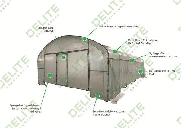polytunnel 6m overview with options polytunnel 6m overview with options